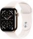 Apple Watch Series 11 GPS + Cellular 42mm Gold Titanium Case with Light Blush Sport Band - S/M (MF8W4) MF8W4 фото 2