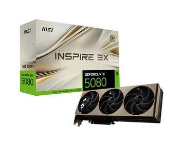 Відеокарта MSI GeForce RTX 5080 INSPIRE 3X OC (RTX 5080 16G INSPIRE 3X OC) 101135 фото