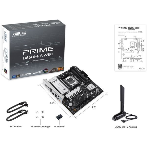 ASUS PRIME B850M-A WIFI (90MB1LN0-M0EAY0) 349517 фото