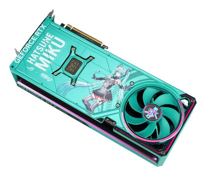 Відеокарта Asus ROG Astral GeForce RTX 5080 HATSUNE MIKU Edition OC (ROG-ASTRAL-RTX5080-O16G-HATSUNE-MIKU-EDITION) 132559 фото