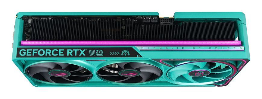 Відеокарта Asus ROG Astral GeForce RTX 5080 HATSUNE MIKU Edition OC (ROG-ASTRAL-RTX5080-O16G-HATSUNE-MIKU-EDITION) 132559 фото