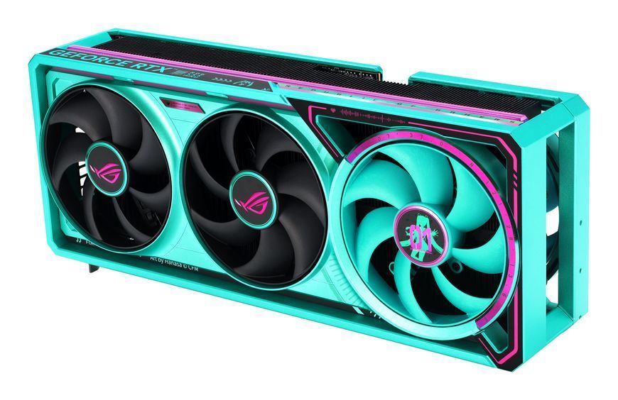 Відеокарта Asus ROG Astral GeForce RTX 5080 HATSUNE MIKU Edition OC (ROG-ASTRAL-RTX5080-O16G-HATSUNE-MIKU-EDITION) 132559 фото