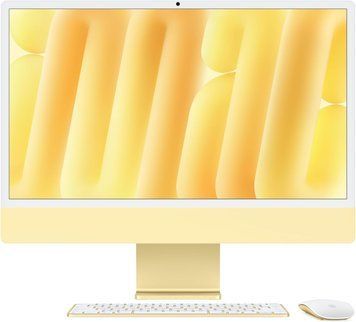 Apple iMac 24" M4/10CPU/10GPU/16GB/256GB Yellow 2024 (MWUW3) MWUW3 фото