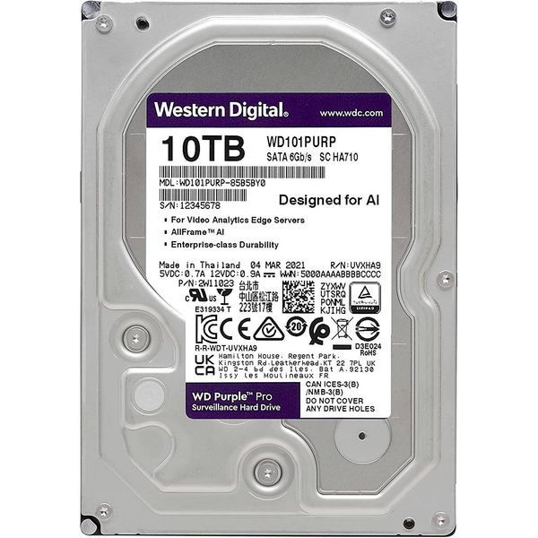WD Purple Pro 10 TB (WD101PURP) 145933 фото
