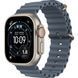 Apple Watch Ultra 3 GPS + Cellular 49mm Natural Titanium Case with Anchor Blue Ocean Band (MEWH4) MEWH4 фото 1