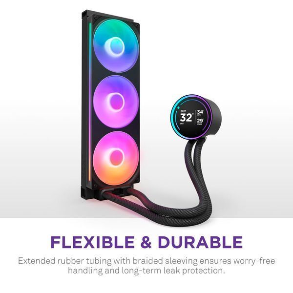 NZXT Kraken Elite 360 RGB 2024 Matte Black (RL-KR36E-B2) 768847 фото