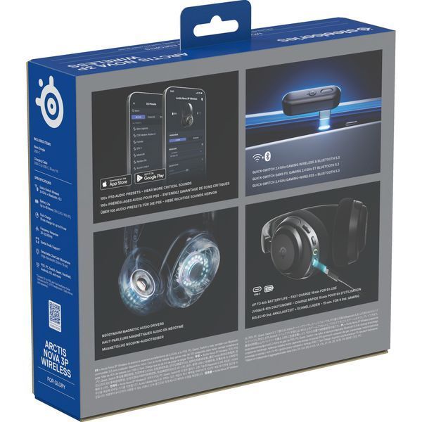 SteelSeries Arctis Nova 3P Wireless for Playstation Black (61686) 237469 фото