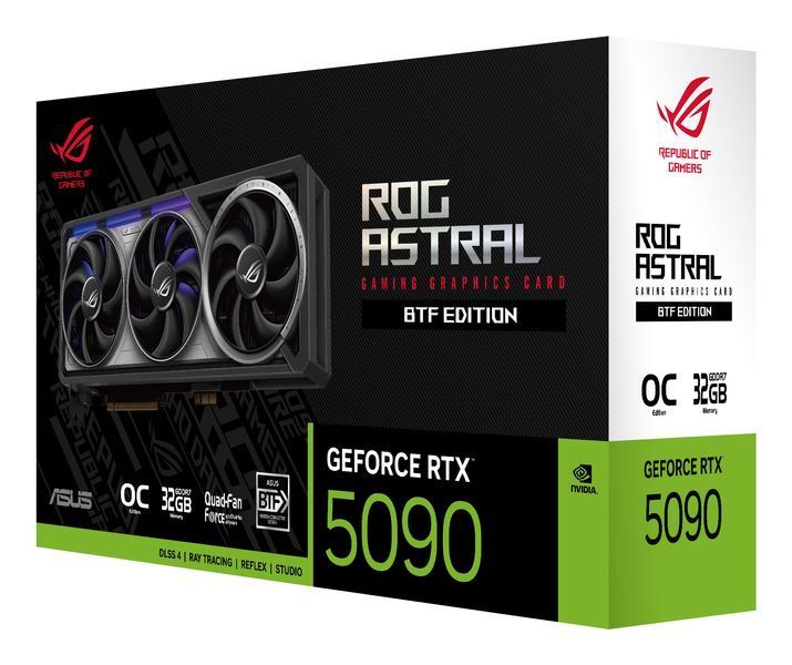 Відеокарта ASUS ROG-ASTRAL-RTX5090-O32G-BTF-GAMING (90YV0NF0-M0NA00) 352799 фото