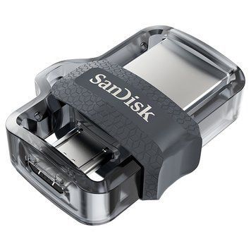 SanDisk 32 GB USB Ultra Dual OTG USB 3.0 Black (SDDD3-032G-G46) 159845 фото