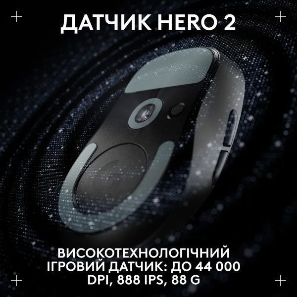 Logitech Pro X Superlight 2 Dex Black (910-007357, 910-007359) 198702 фото