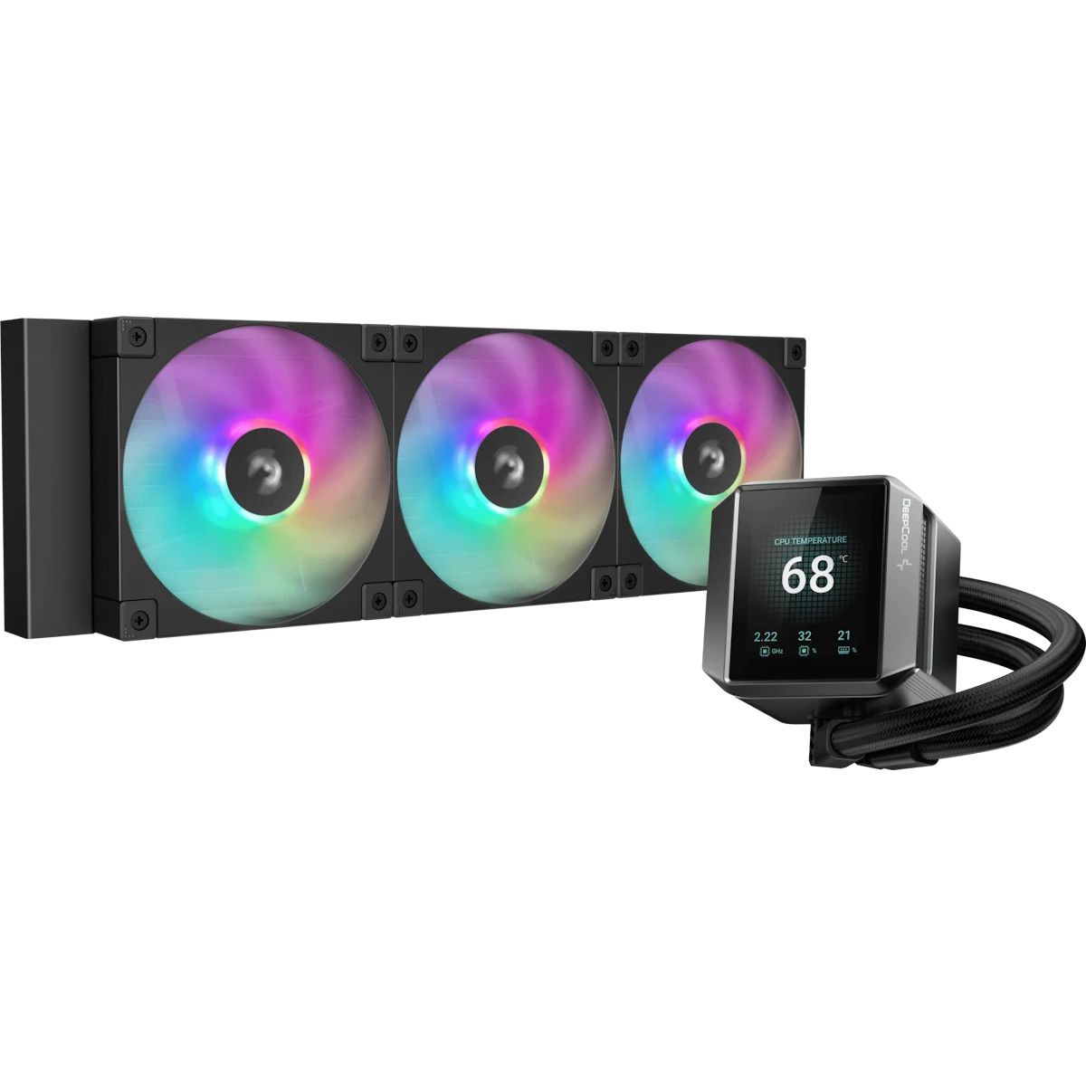 Deepcool MYSTIQUE 360 ARGB Black (R- LX750-BKADSNC-G-1)