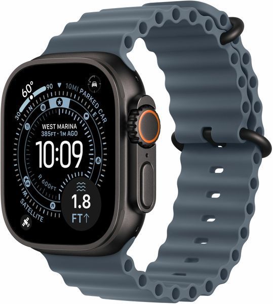 Apple Ремінець Anchor Blue Ocean Band - Black Titanium Finish для Watch 44/45/46/49mm (MGCJ4) MGCJ4 фото