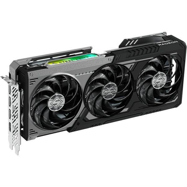 Відеокарта ASRock Radeon RX 9070 XT Steel Legend Dark (RX9070XT SLD 16G) 633403 фото