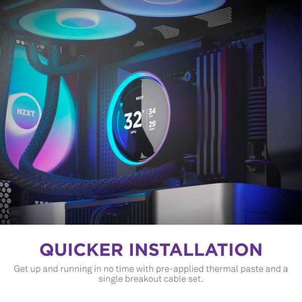 NZXT Kraken Elite 280 RGB 2024 Matte Black (RL-KR28E-B2) 272934 фото