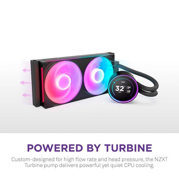 NZXT Kraken Elite 280 RGB 2024 Matte Black (RL-KR28E-B2) 272934 фото