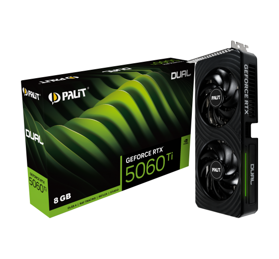 Видеокарта Palit GeForce RTX 5060 Ti Dual (NE7506T019P1-GB2062D)
