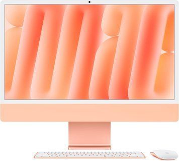 Apple iMac 24" M4/10CPU/10GPU/16GB/256GB Orange 2024 (MWV83) MWV83 фото