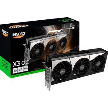 Відеокарта INNO3D GeForce RTX 5090 X3 OC (N50903-32D7X-17593928) 621046 фото