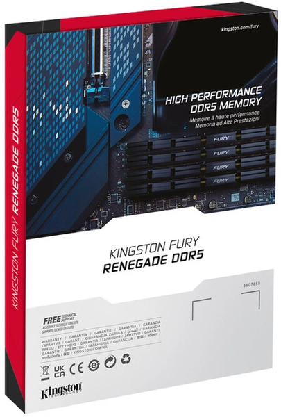 Kingston FURY 24 GB DDR5 7200 MHz Renegade Silver (KF572C38RS-24) 366784 фото