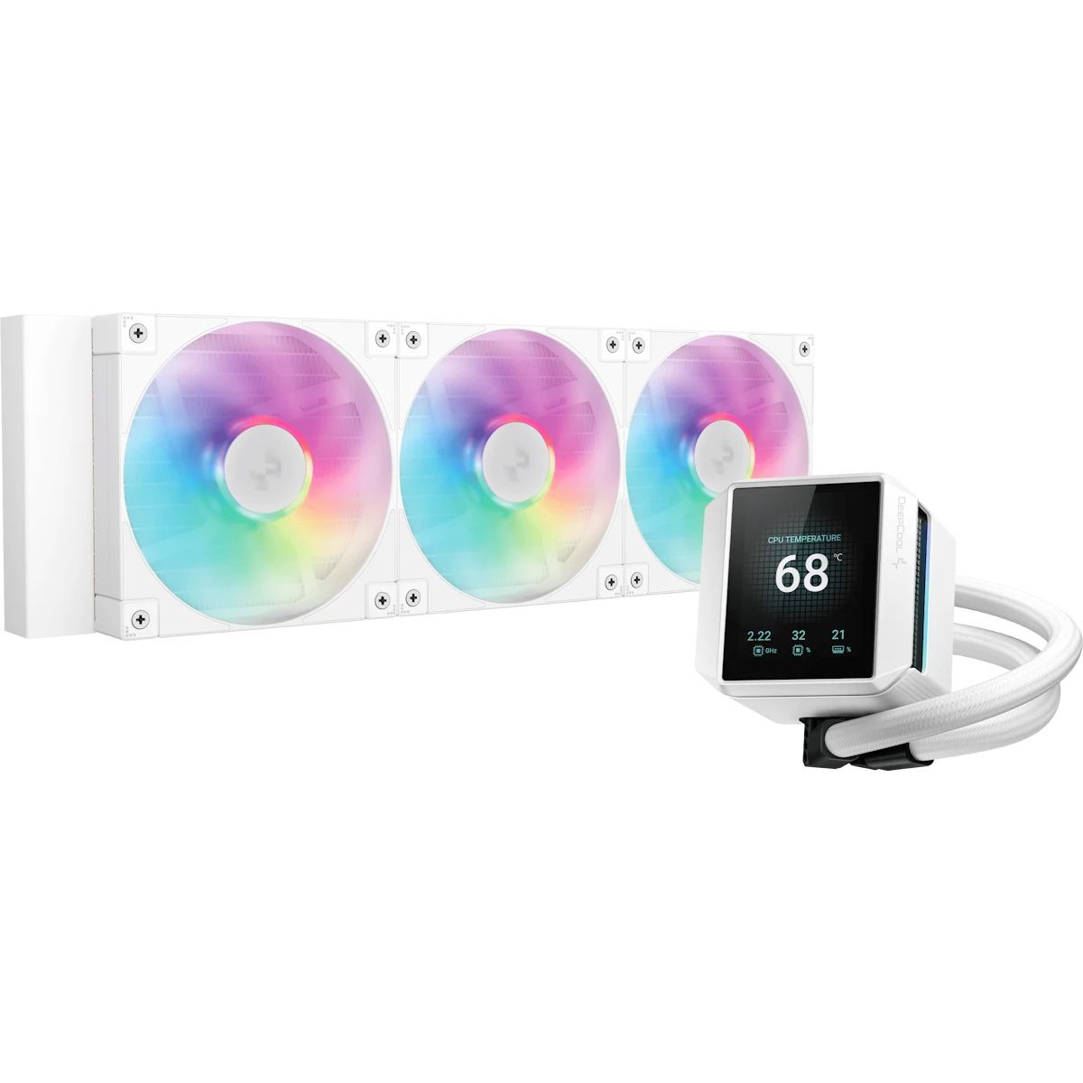 Deepcool MYSTIQUE 360 ARGB White (R- LX360-WHDSNMCP-G-1)