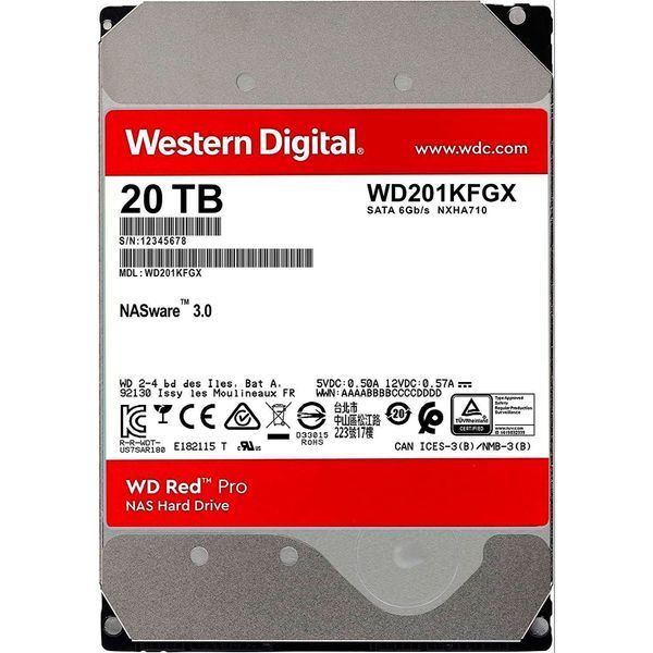 WD Red Pro 20 TB (WD201KFGX) 574871 фото
