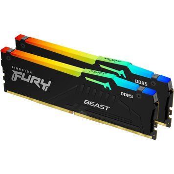 Kingston FURY 32 GB (2x16GB) DDR5 6000 MHz Beast RGB EXPO (KF560C30BBEAK2-32) 663723 фото
