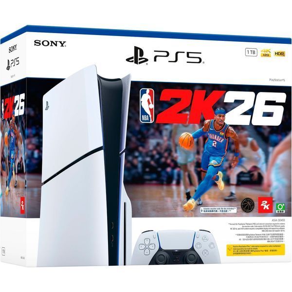 Sony PlayStation 5 Slim 1TB NBA 2K26 Bundle (711719020134) 897469 фото