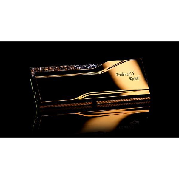 G.Skill 32 GB (2x16GB) DDR5 6000 MHz Trident Z5 Royal Gold (F5-6000J2836G16GX2-TR5G) 907737 фото
