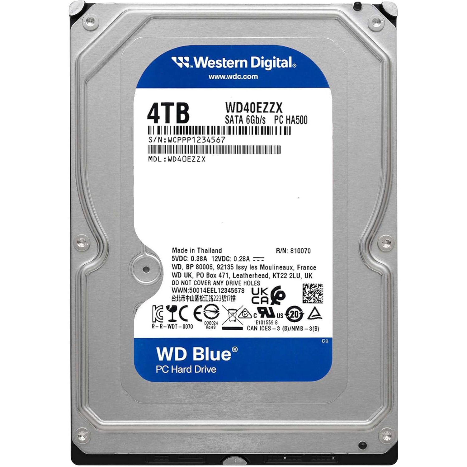 WD Blue 4 TB (WD40EZZX)