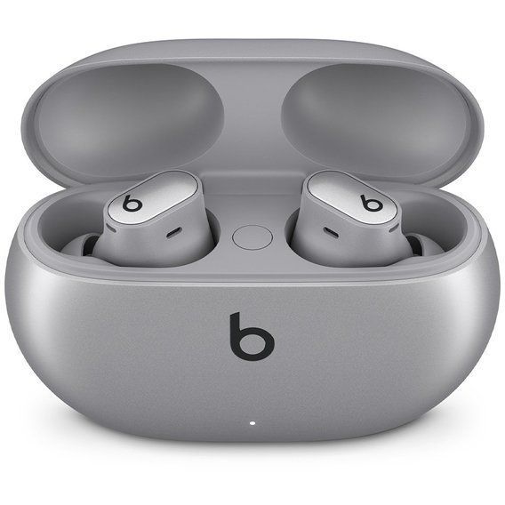 Навушники Beats Studio Buds + True Wireless Noise Canceling Earbuds - Cosmic Silver (MT2P3) MT2P3 фото