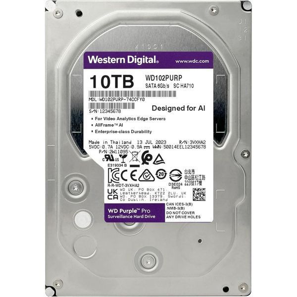 WD Purple Pro 10 TB (WD102PURP) 376130 фото