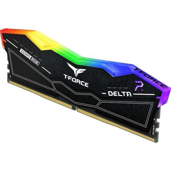 TEAM 32 GB (2x16GB) DDR5 6400 MHz T-Force Delta RGB Black (FF3D532G6400HC40BDC01) 293194 фото