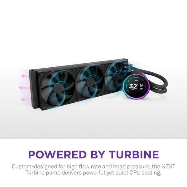 NZXT Kraken Elite 360 2024 Black (RL-KN36E-B2) 424822 фото