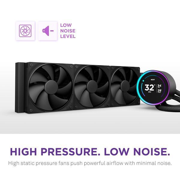 NZXT Kraken Elite 360 2024 Black (RL-KN36E-B2) 424822 фото