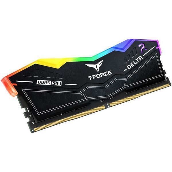 TEAM 32 GB (2x16GB) DDR5 6400 MHz T-Force Delta RGB Black (FF3D532G6400HC40BDC01) 293194 фото