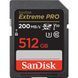 SanDisk 512 GB SDXC UHS-I U3 V30 Extreme PRO (SDSDXXD-512G-GN4IN) 225755 фото 1