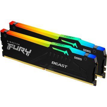 Kingston FURY 16 GB (2x8GB) DDR5 5200 MHz Beast RGB (KF552C40BBAK2-16) 446976 фото