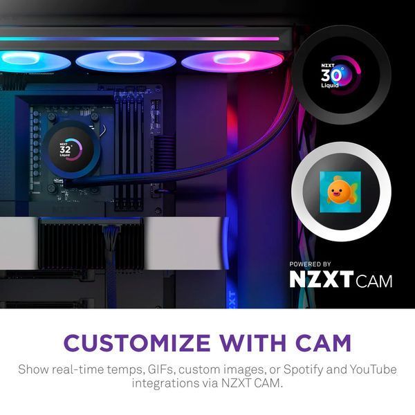 NZXT Kraken Plus 360 RGB V2 Black (RL-KR360-B2) 134825 фото