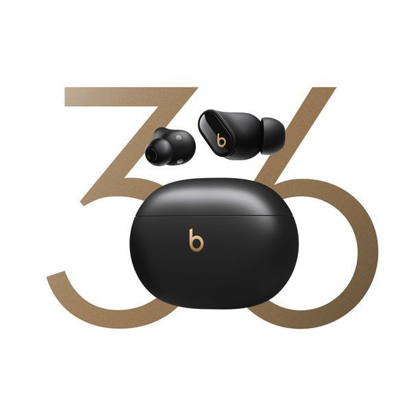 Навушники Beats Studio Buds + True Wireless Noise Canceling Earbuds - Black / Gold (MQLH3) MQLH3 фото