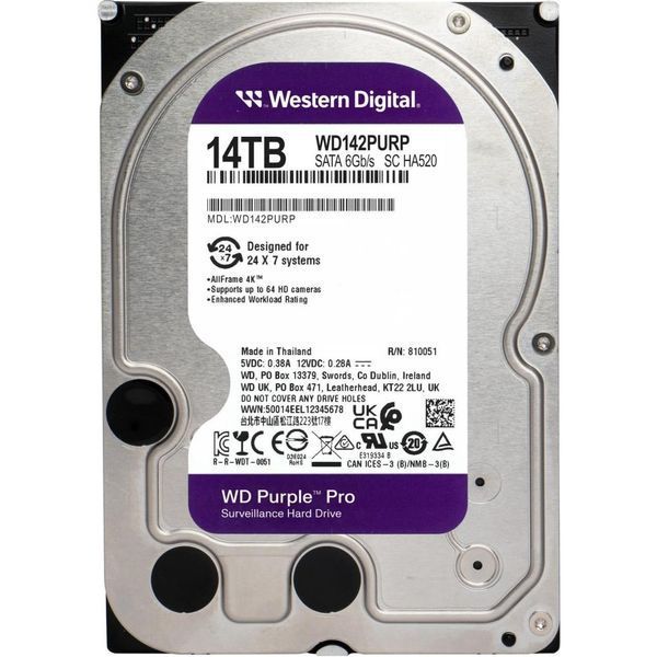 WD Purple Pro 14 TB (WD142PURP) 917044 фото
