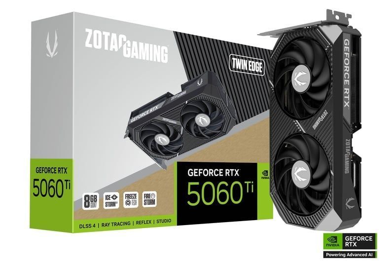 Відеокарта Zotac GeForce RTX 5060 Ti GAMING Twin Edge (ZT-B50610E-10M) 599491 фото