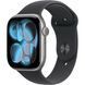 Apple Watch Series 11 GPS + Cellular 42mm Space Gray Aluminum Case with Black Sport Band - S/M (MF8A4) MF8A4 фото 1