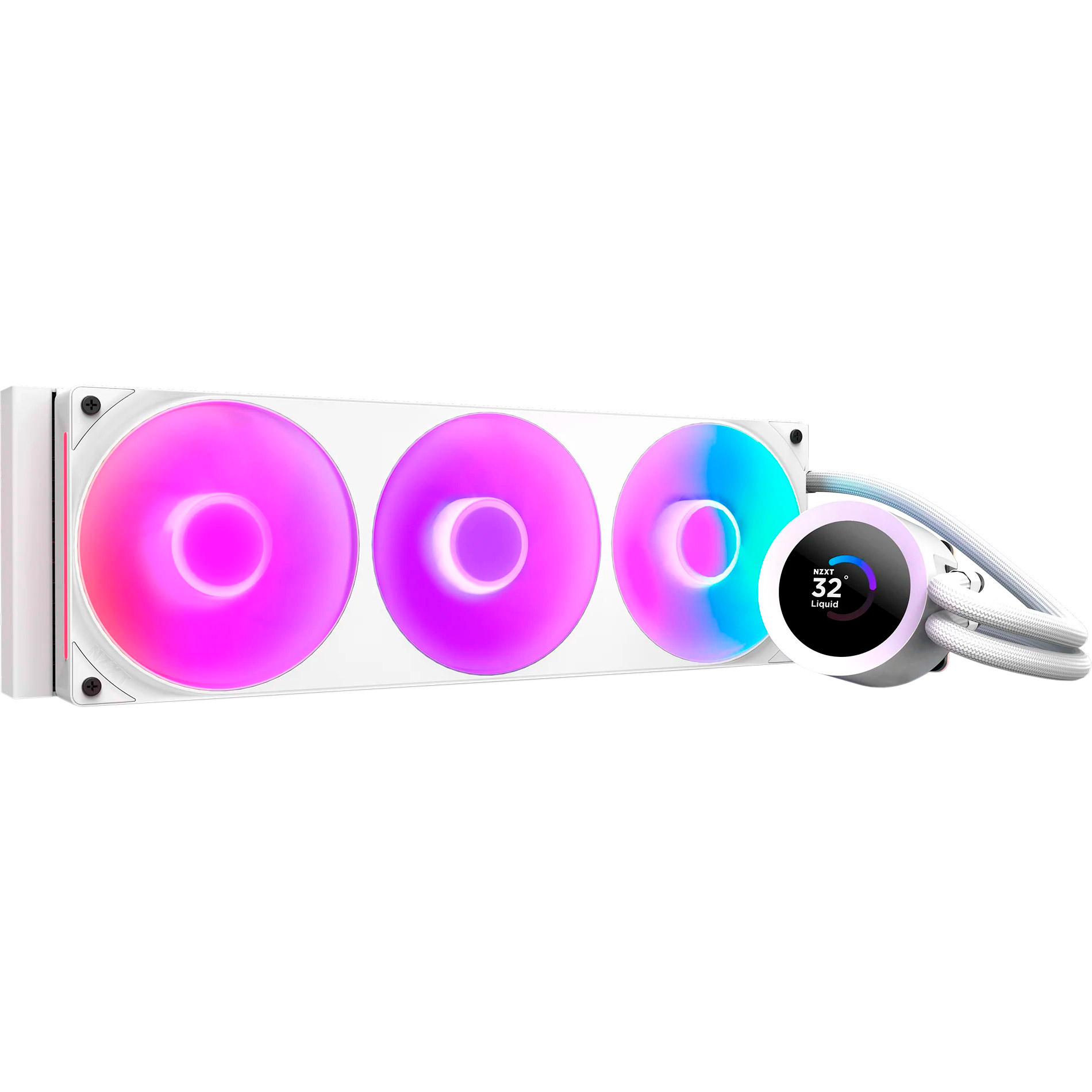 NZXT Kraken Plus 360 RGB V2 White (RL-KR360-W2)