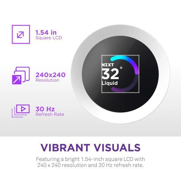 NZXT Kraken Plus 360 RGB V2 White (RL-KR360-W2) 194617 фото