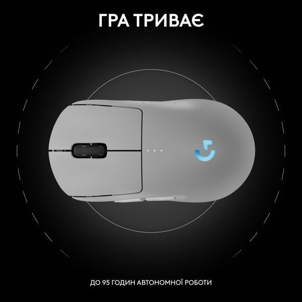 Logitech PRO 2 Lightspeed White (910-007302) 190122 фото