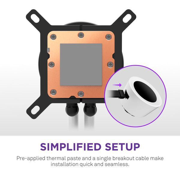 NZXT Kraken Plus 360 RGB V2 White (RL-KR360-W2) 194617 фото