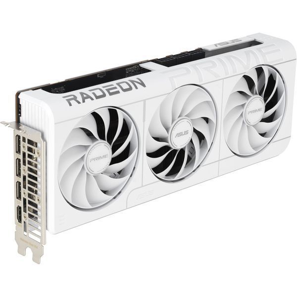 Відеокарта ASUS AMD Radeon RX 9070XT PRIME OC WHITE 16GB GDDR6 (PRIME-RX9070XT-O16G-WHITE) 429102 фото