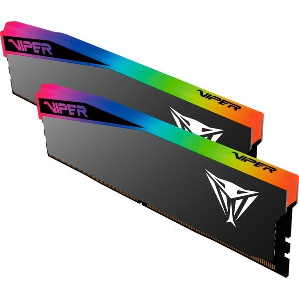 PATRIOT 32 GB (2x16GB) DDR5 6000 MHz Viper Elite 5 Ultra RGB Matte Black (VEUR532G6028K) 469411 фото