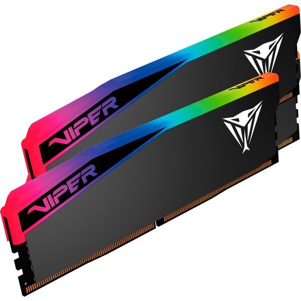 PATRIOT 32 GB (2x16GB) DDR5 6000 MHz Viper Elite 5 Ultra RGB Matte Black (VEUR532G6028K) 469411 фото