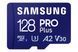 Samsung 128 GB microSDXC UHS-I U3 V30 A2 Class 10 PRO Plus (MB-MD128SB/WW) 606086 фото 1